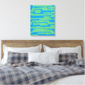 Moderne circuit V Canvas Afdruk (Insitu (Slaapkamer))
