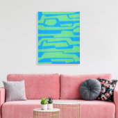 Moderne circuit V Canvas Afdruk (Insitu (Woonkamer))