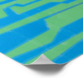 Moderne circuit V Poster (Hoek)