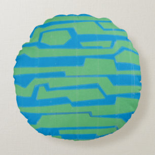 Moderne circuit V Rond Kussen