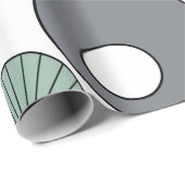 Moderne cirkels halverwege de eeuw cadeaupapier (Rol Hoek)