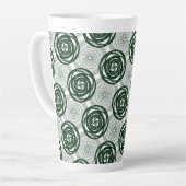 Moderne cirkels latte mok (Linkerhoek)