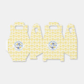 Moderne Citroen Citrus Zomer Bruiloft Bedankdoosjes (Uitgevouwen)