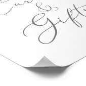 Moderne citroentuin kaart- en cadeau bord poster (Hoek)