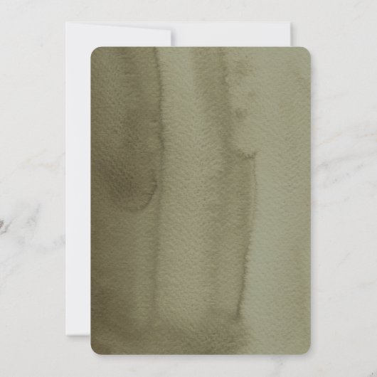 Moderne Citrus Sinaasappel Bloemen | rustiek Save The Date (Achterkant)