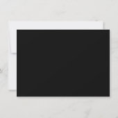 Moderne Classic Noir Plat Enregistrer La Carte Dat (Dos)