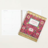Moderne Classic Pink Chinoiserie Planner (Devant avec enveloppe)