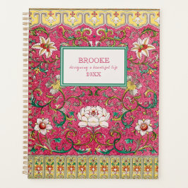 Moderne Classic Roze Chinoiserie Planner