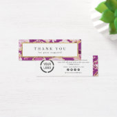 Moderne classique violet abstrait floral entrepris (Bureau)