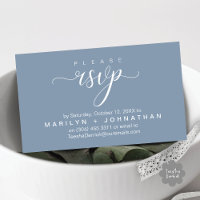 Moderne Classy RSVP Huwelijkswebsite Herinnering