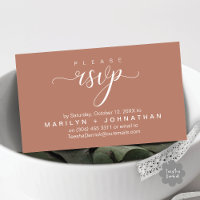Moderne Classy RSVP Huwelijkswebsite Herinnering