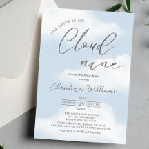Moderne Cloud 9 Bruidsmeisjes Bruiloftsfeest