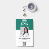 Moderne CNA ID Badge (Voorzijde met uittrekbare clip)