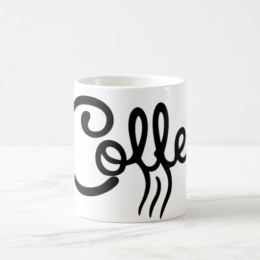 Moderne Coffee Script Mok - Unieke Bruidsjonkers (Center)