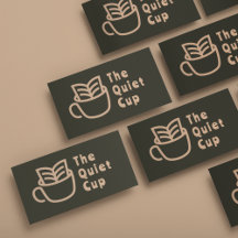 Moderne coffeeshop L Professionele Logo