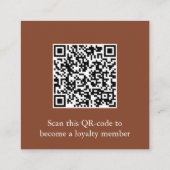 Moderne coffeeshop Professionele Visitekaartjes (Achterkant)