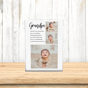 Moderne Collage Best Grandpa Ever Beauty Gift Fotoblokken