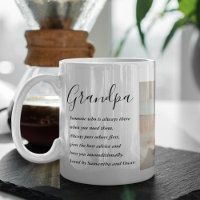 Moderne Collage Best Grandpa Ever Beauty Gift