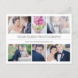 Moderne Collage Business Marketing Briefkaarten