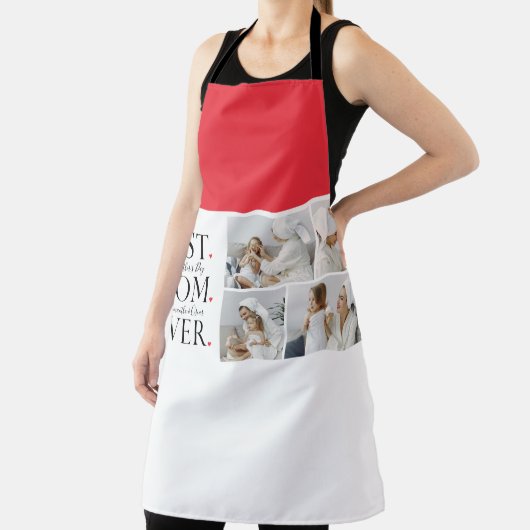 Moderne collage Foto Beste mama Happy Mothers Dag Schort (Insitu)