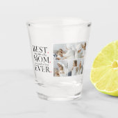 Moderne collage Foto Beste mama Happy Mothers Dag Shot Glas (Voorkant)