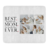Moderne collage Foto Beste mama Happy Mothers Dag Snijplank (Voorkant)