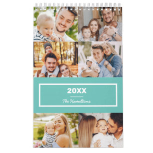Moderne Collage Foto Familie 2022 Kalender