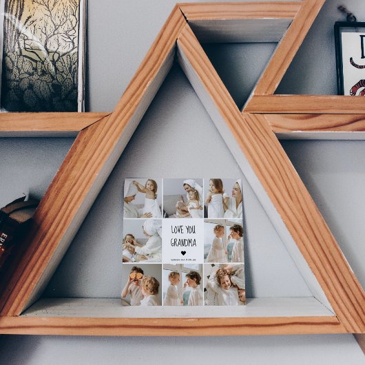 Moderne collage foto-liefde grootmoeder beste cade