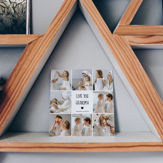 Moderne collage foto-liefde grootmoeder beste cade