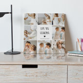 Moderne collage foto-liefde grootmoeder beste cade canvas afdruk