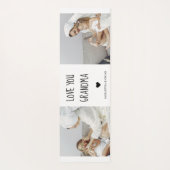 Moderne collage foto-liefde grootmoeder beste cade yogamat (Achterkant)