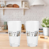 Moderne Collage Foto Lieve Mama Beste Cadeau Glas