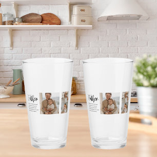 Moderne collage foto met beste offerte-cadeau voor glas