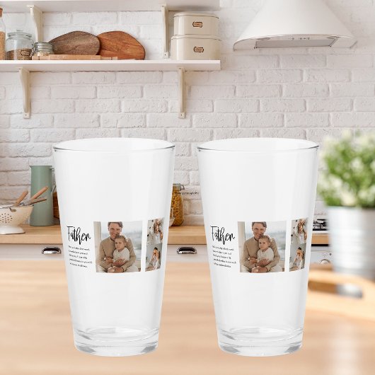 Moderne collage foto met beste offerte-cadeau voor glas