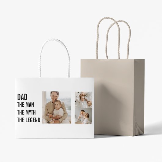 Moderne collage foto | Papa Gift Groot Cadeauzakje