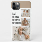 Moderne collage foto | Papa Gift iPhone Hoesje (Achterkant)