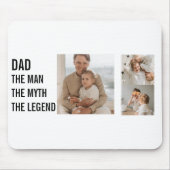 Moderne collage foto | Papa Gift Muismat (Voorkant)