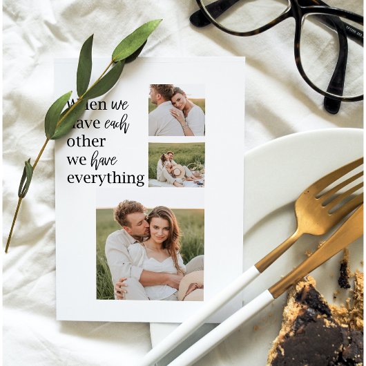 Moderne collage foto Romantic Couple Gift