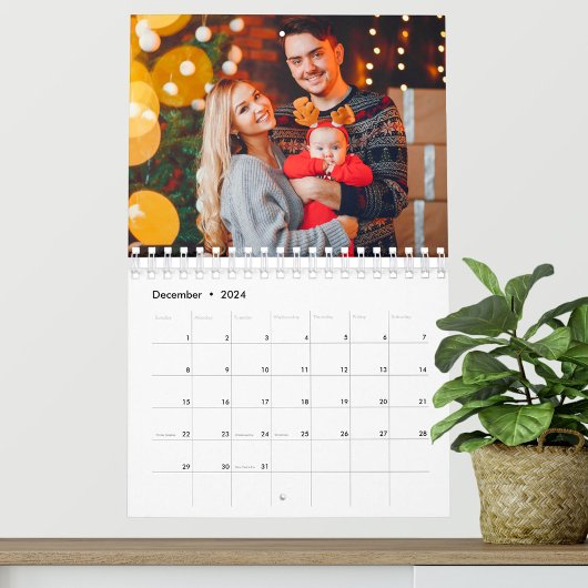 Moderne Collage Fotofamilie 2026 Kalender