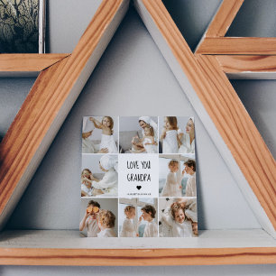 Moderne collage fotoliefhebbers opa beste cadeau