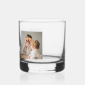 Moderne collage fotoliefhebbers opa beste cadeau whisky glas (Links)