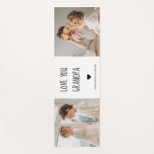 Moderne collage fotoliefhebbers opa beste cadeau yogamat (Voorkant)