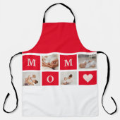 Moderne collage foto's en beste mam ooit cadeautje schort (Voorkant)