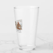 Moderne collage foto's en beste pap ooit cadeautje glas (Links)