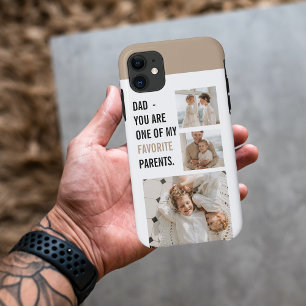 Moderne collage foto's en Happy Fathers Day Gift iPhone 11 Hoesje