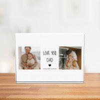 Moderne collage foto's en liefde van je vader Gift
