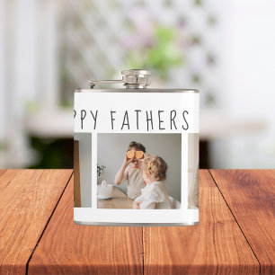 Moderne collage foto's & Happy Fathers Day Best Gi Heupfles