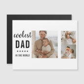 Moderne Collage Photo Happy Fathers Day Gift (Voorkant / Achterkant)