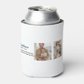 Moderne Collage Photo Happy Fathers Day Gift Blikjeskoeler (Blikje Voorkant)