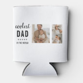 Moderne Collage Photo Happy Fathers Day Gift Blikjeskoeler (Voorkant)